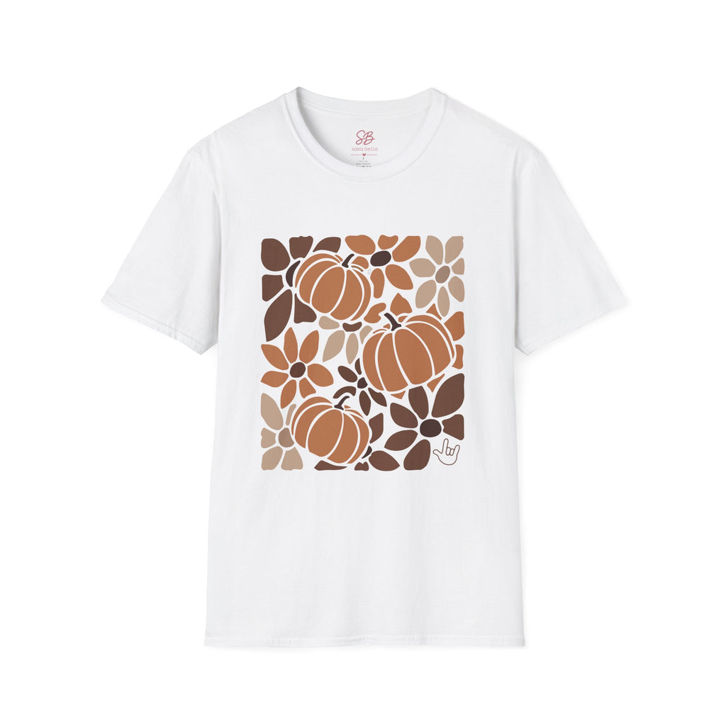 Fall Leaves & Pumpkins Hobo - T-Shirt