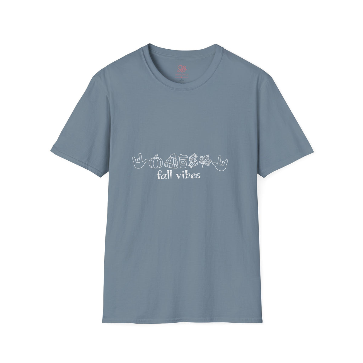 Fall Vibes with I Love you American Sign Language, ASL  - T-Shirt
