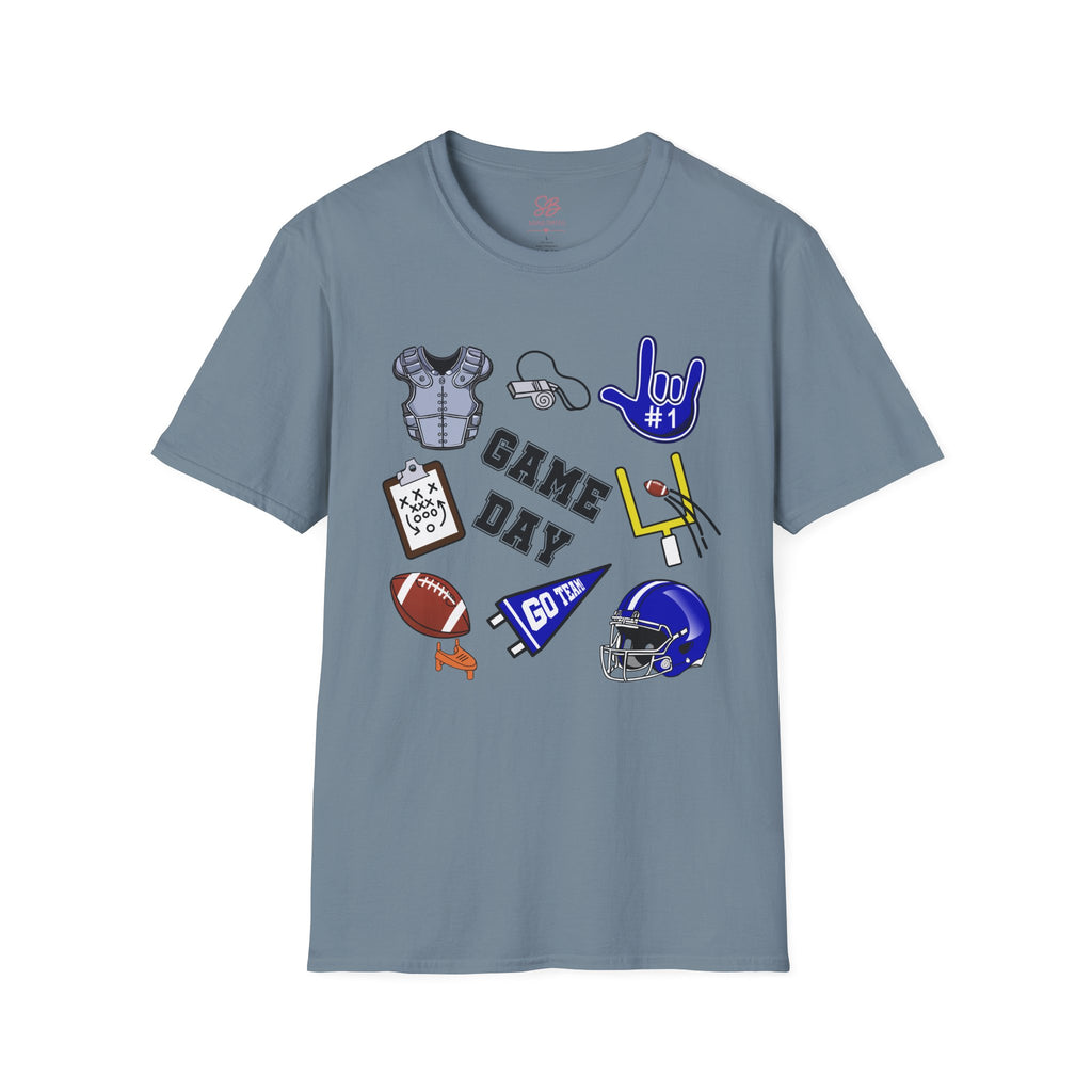 Game Day Football with I Love You ASL  - T-Shirt