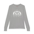Live Love Camping in ASL ( white ink) - Kids Long Sleeve Shirt