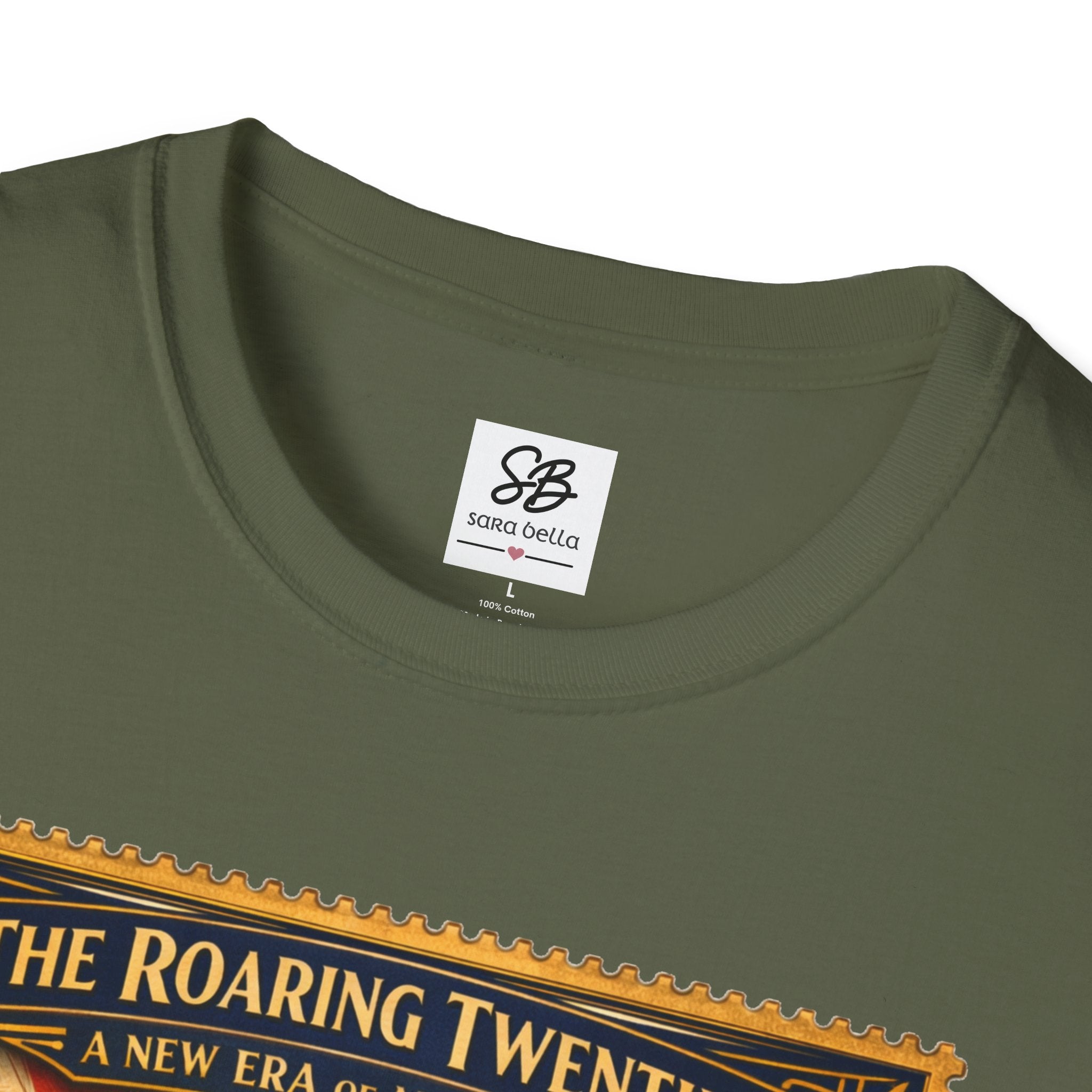Roaring Twenties Vintage Stamp T-Shirt