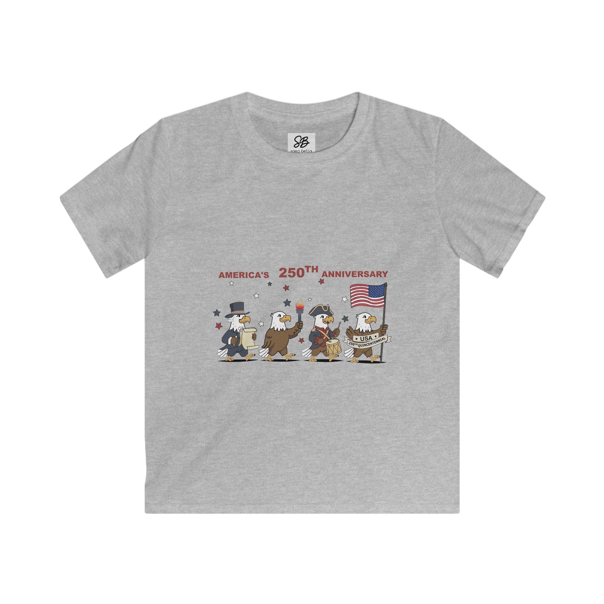 Kid Shirt — Patriotic Eagles Parade Shirt