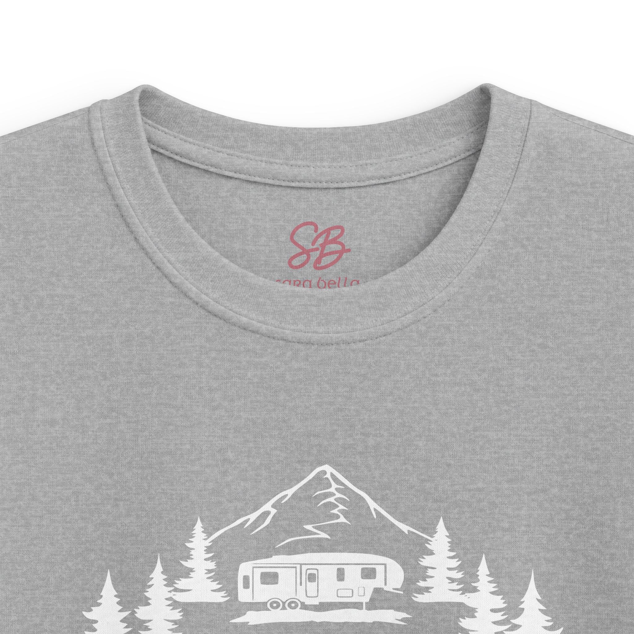 Live Love Camping in ASL (white ink) - Kid T-Shirt