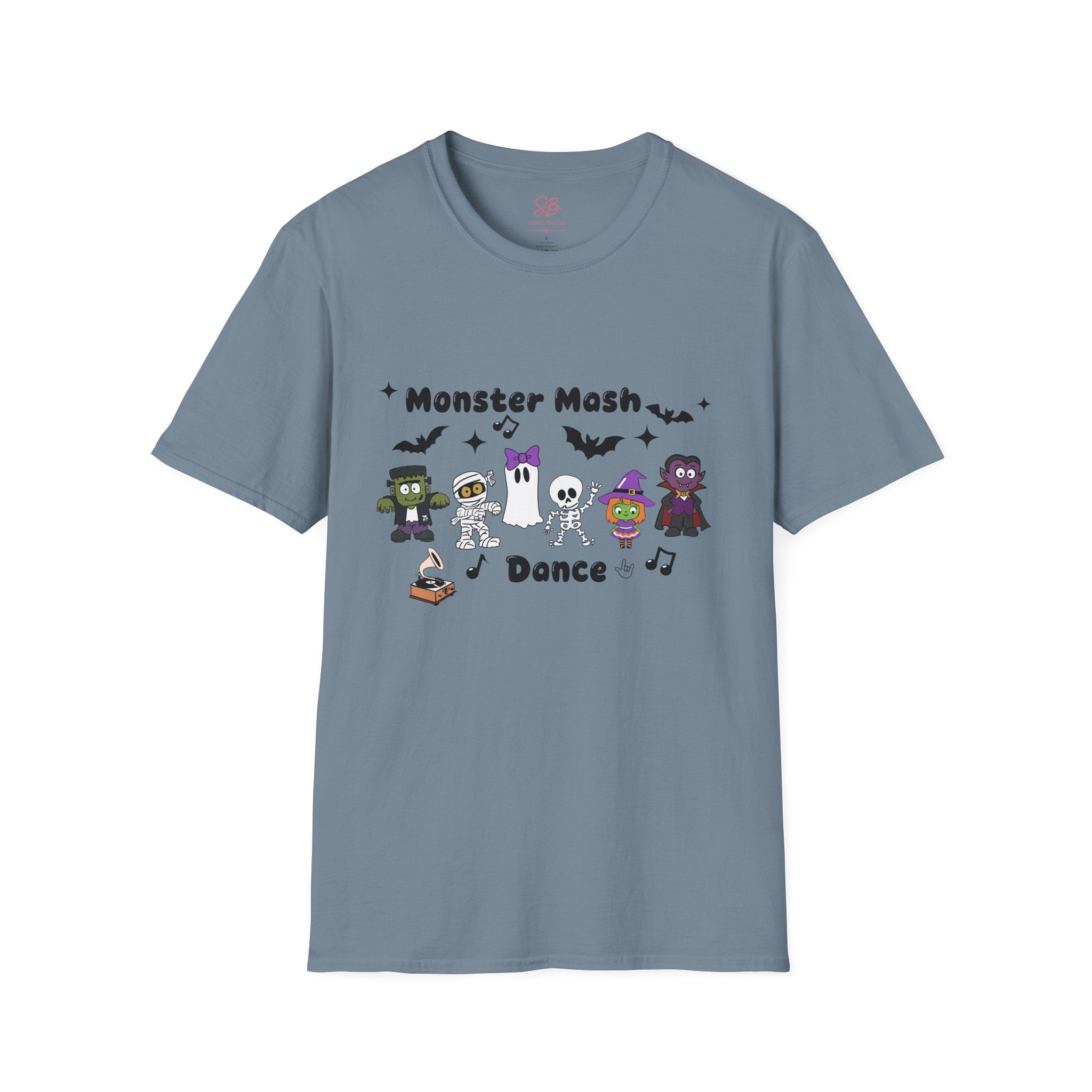 Monster Mash Dance of Halloween Characters Crews -  T-Shirt