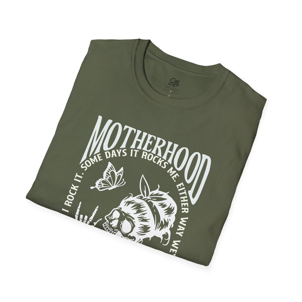 Motherhood I love you ASL - Unisex Softstyle T-Shirt