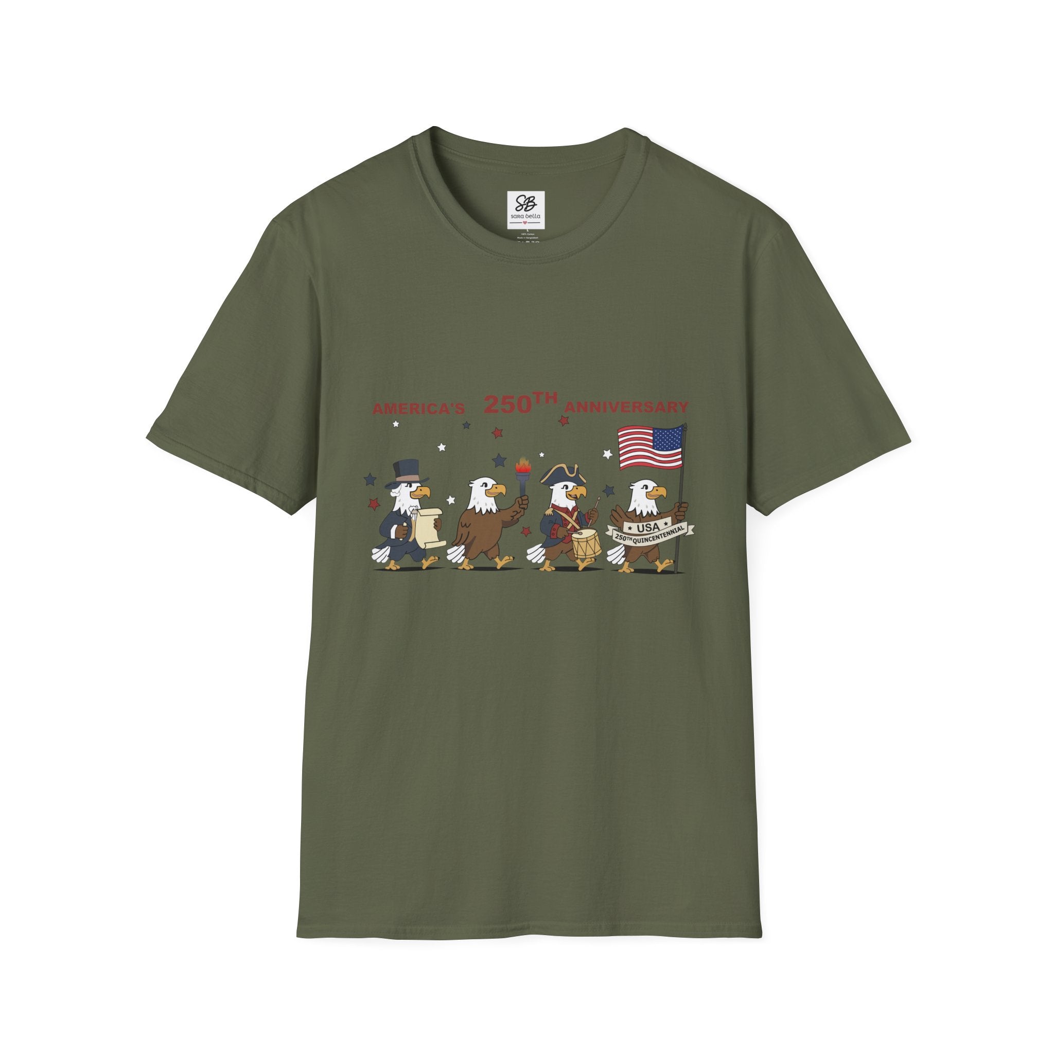 Patriotic Eagles Parade Design Shirt