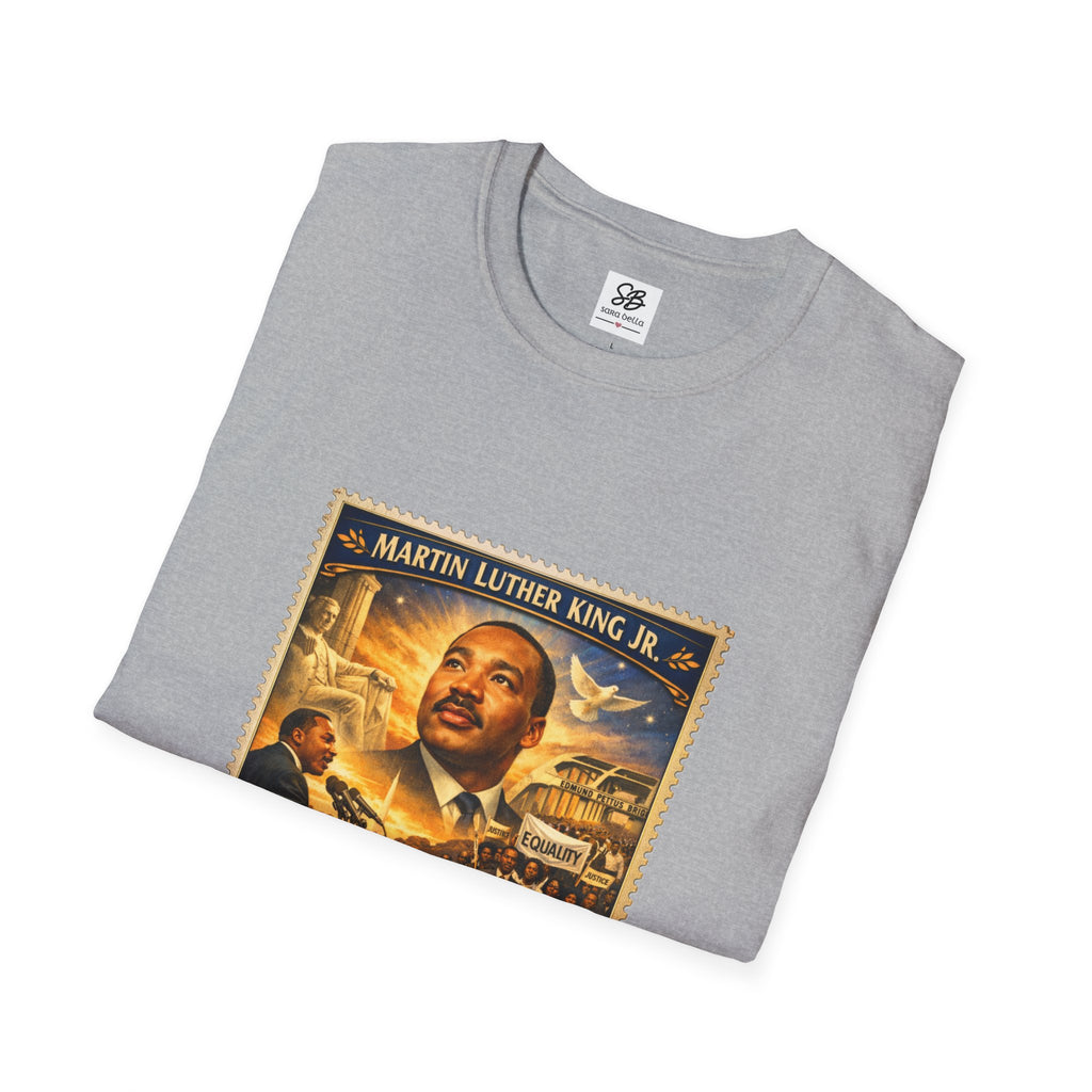 Martin Luther King Jr. 'I Have a Dream Memorial ' Tribute Vintage Stamp T-Shirt