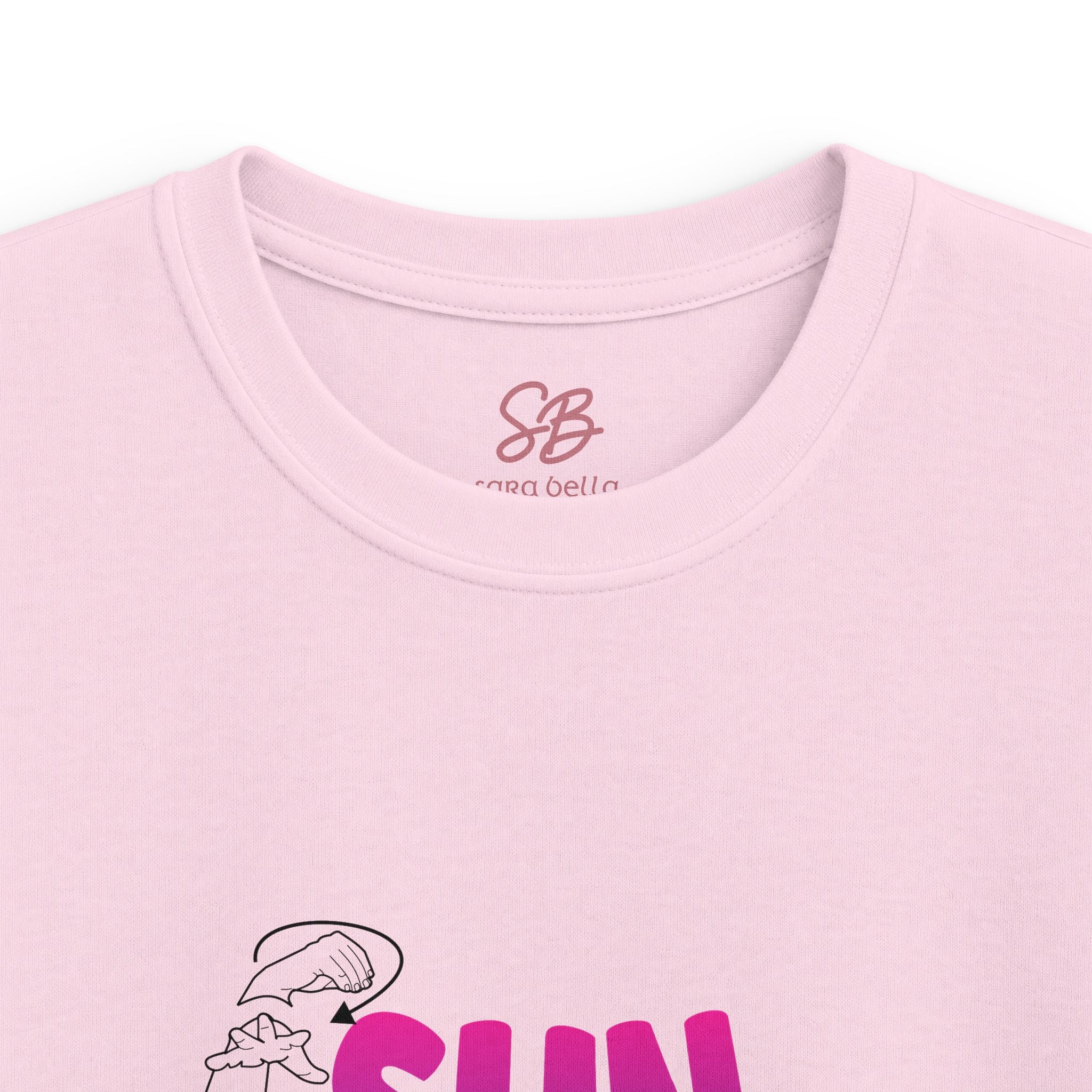 Kids Shirt - "Sun, Salt & Sand" in American Sign Language -  Kid Shirt
