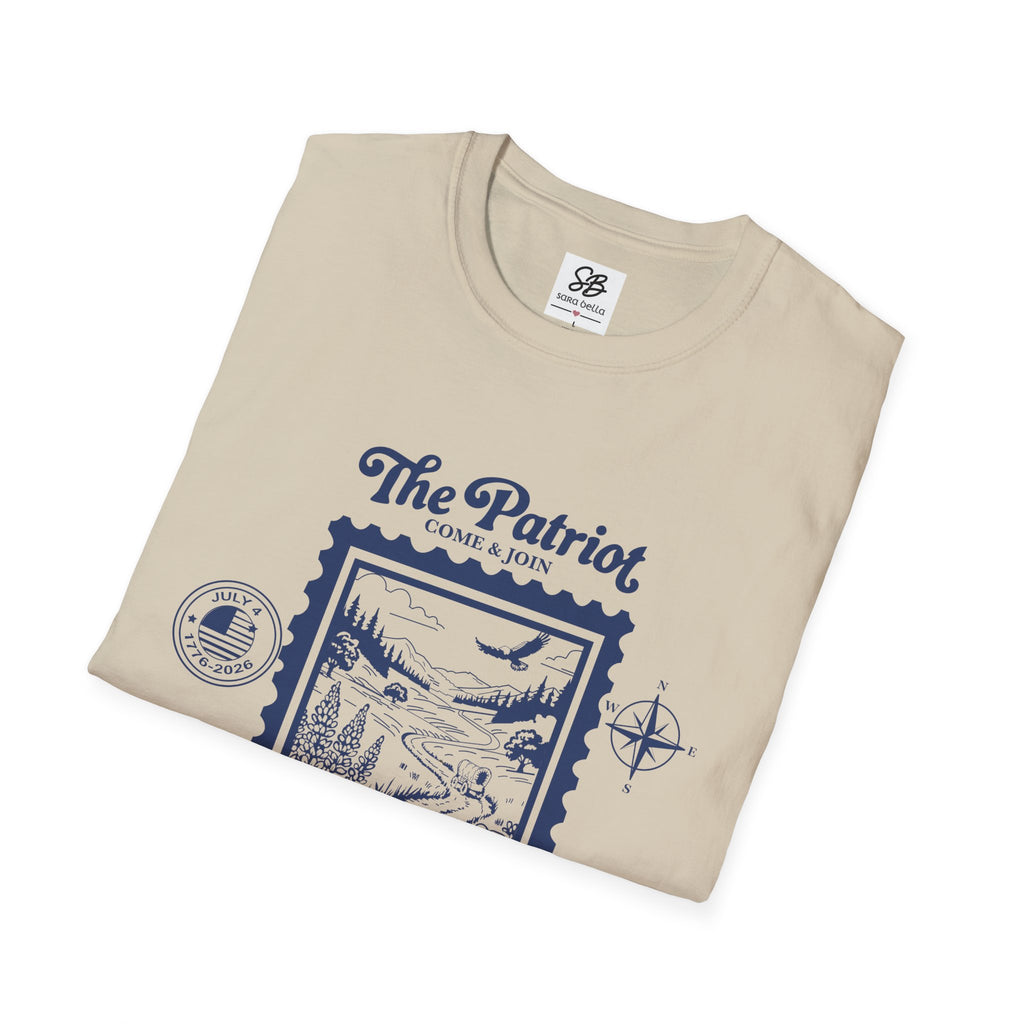 The Patriot Vintage America 250th Stamp Design Shirt