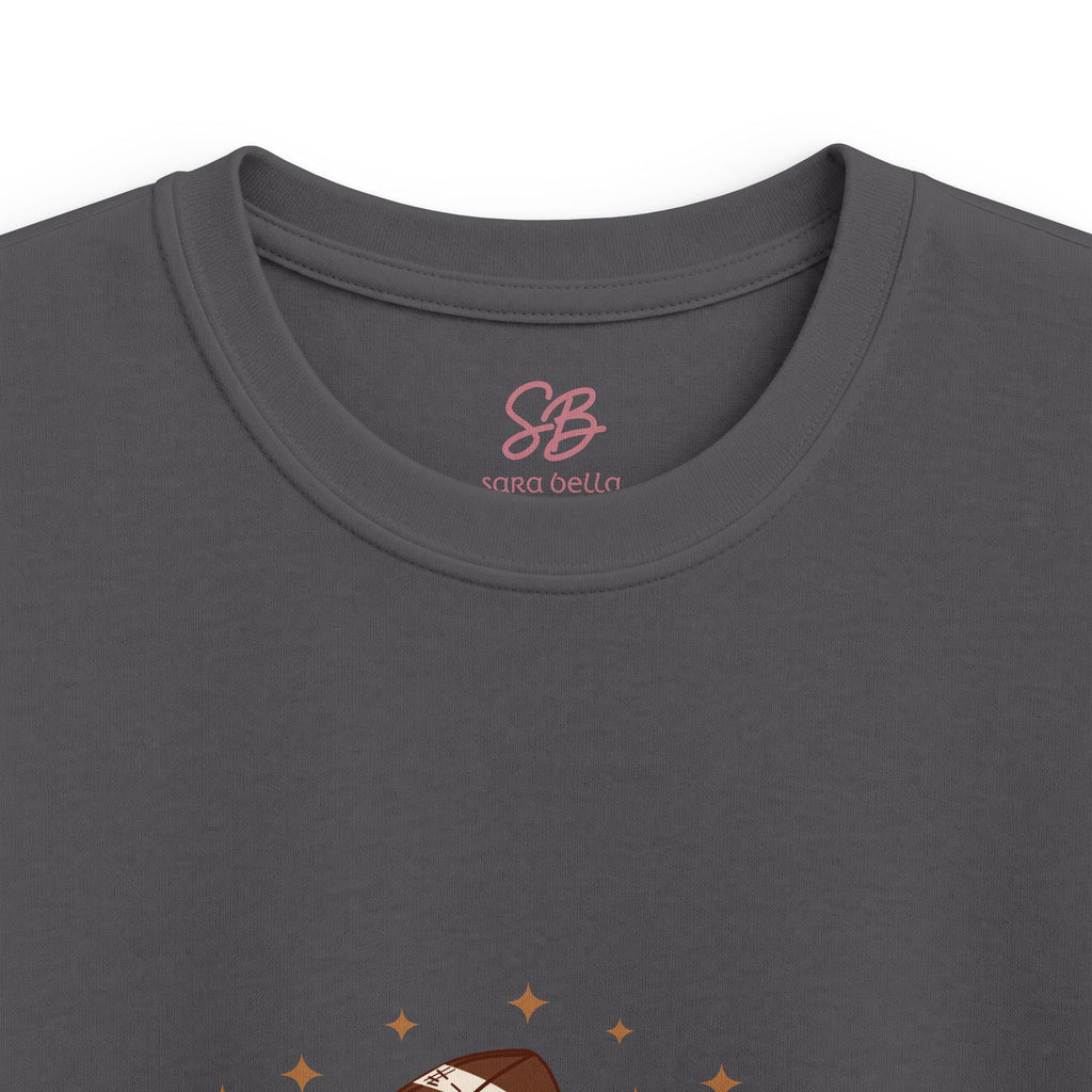 Autumn Football Pumpkin with I Love You American Sign Language, ASL - Kid T-Shirt