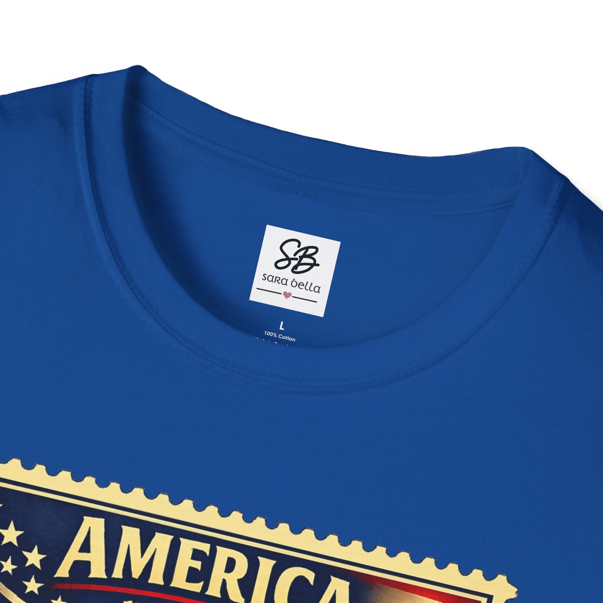 Patriotic Minute Man Vintage Stamp T-Shirt
