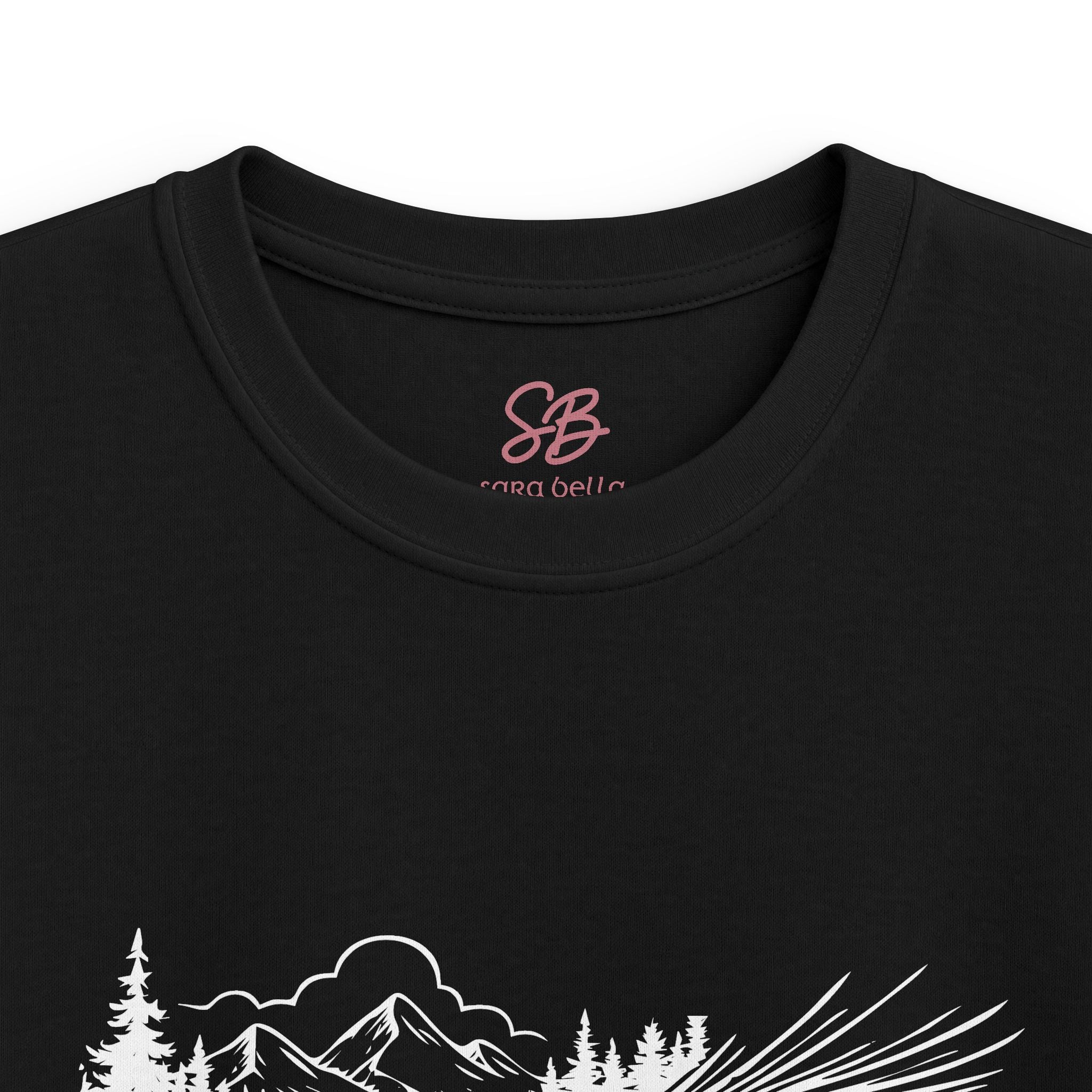 Fly Fishing Hook with Mountain View - Kid T-Shirt