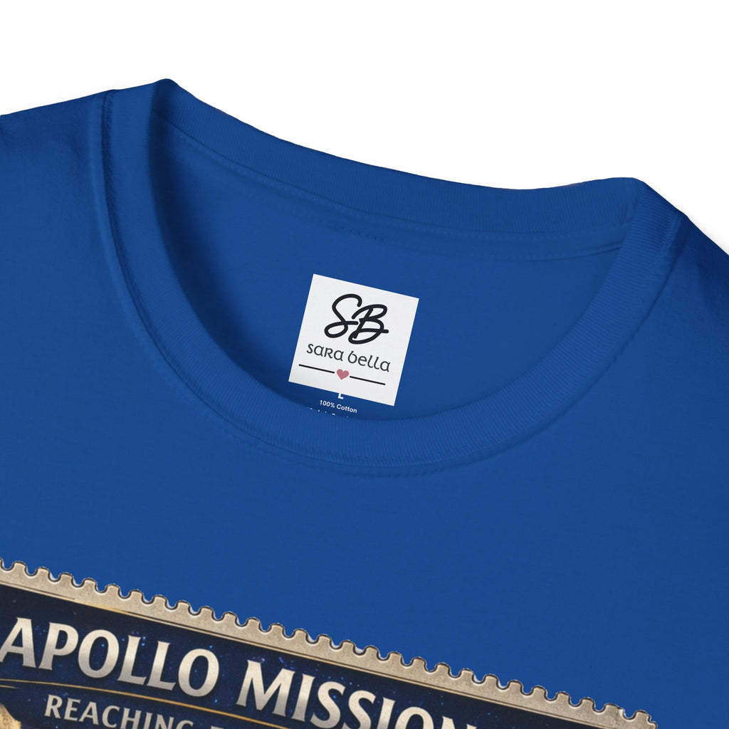 Apollo Missions  'Space Exploration' Vintage Stamp T-Shirt