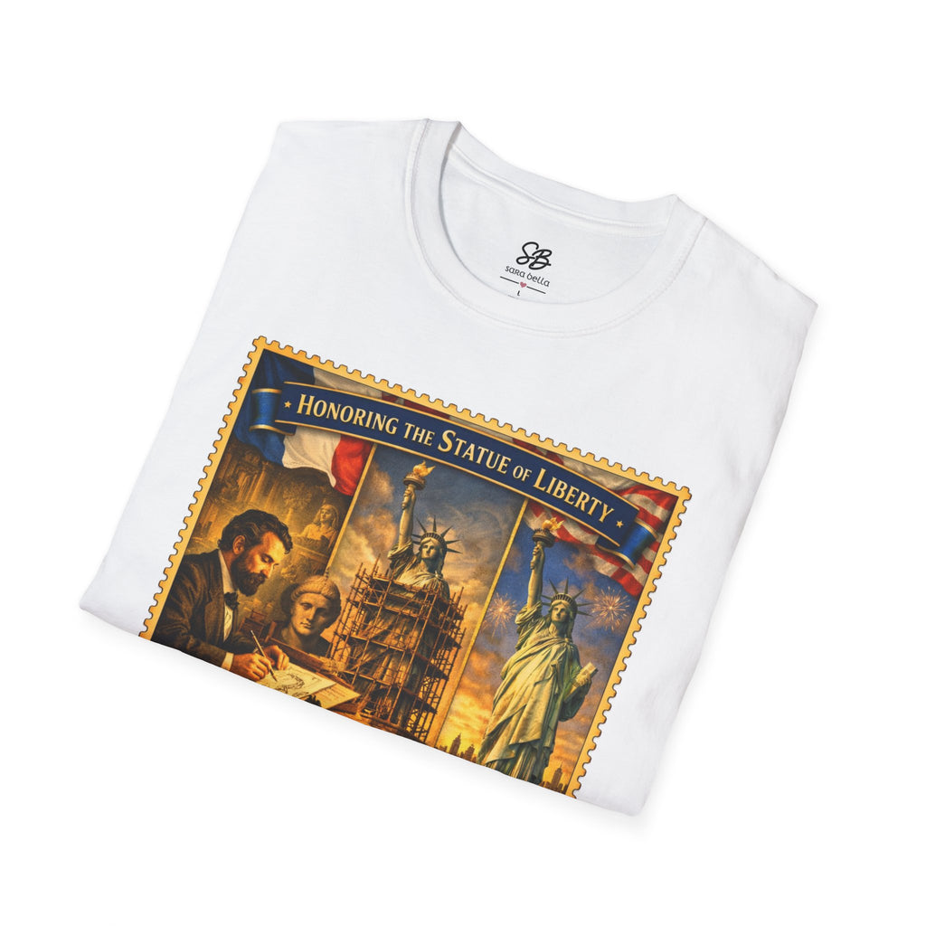 Statue of Liberty Tribute Vintage Stamp T-Shirt