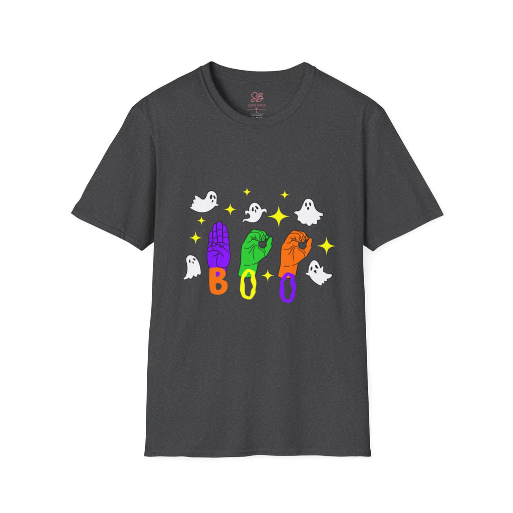 Ghosts "BOO" in ASL - T-Shirt