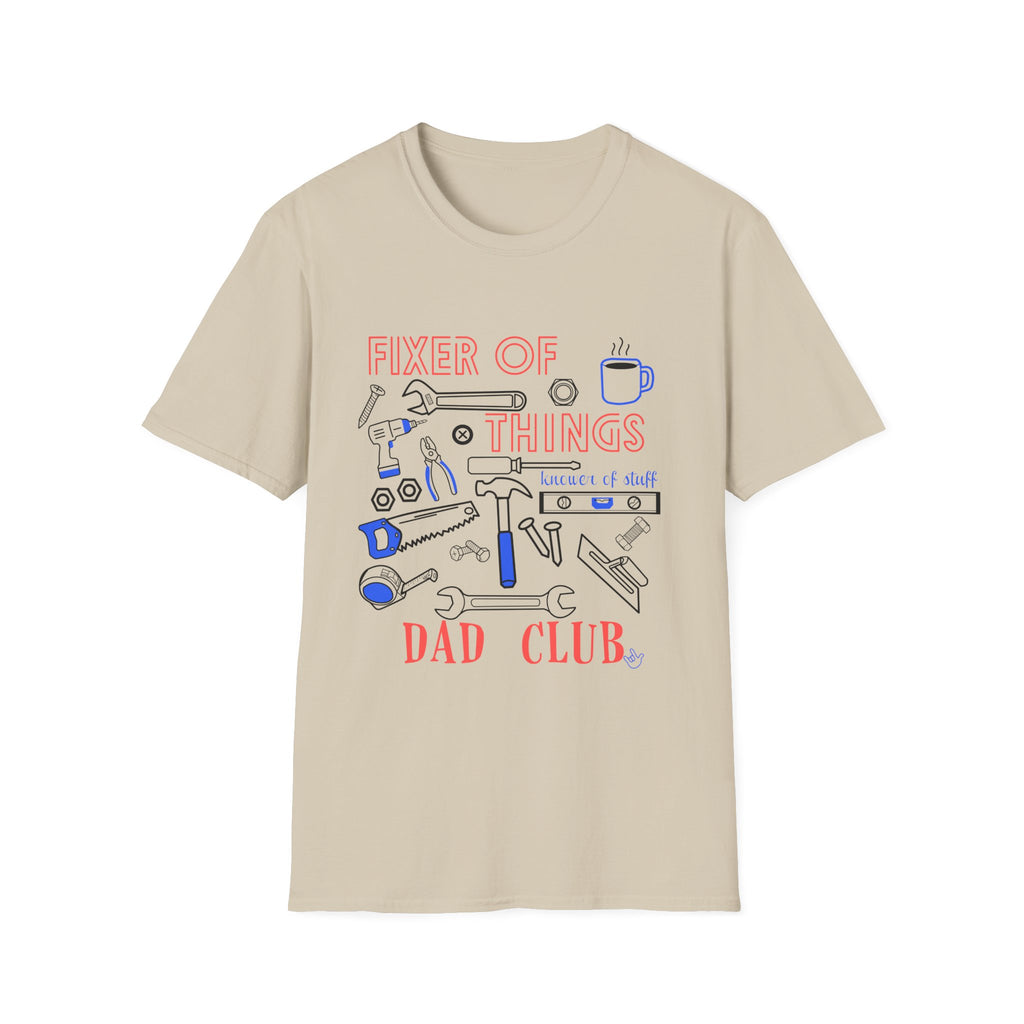 Fixer of Things Knower of Stuff Dad Shirt —  Handy Dad Tool Gift