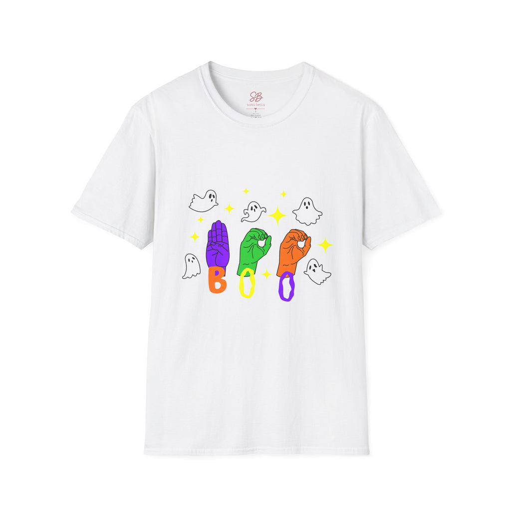 Ghosts "BOO" in ASL - T-Shirt