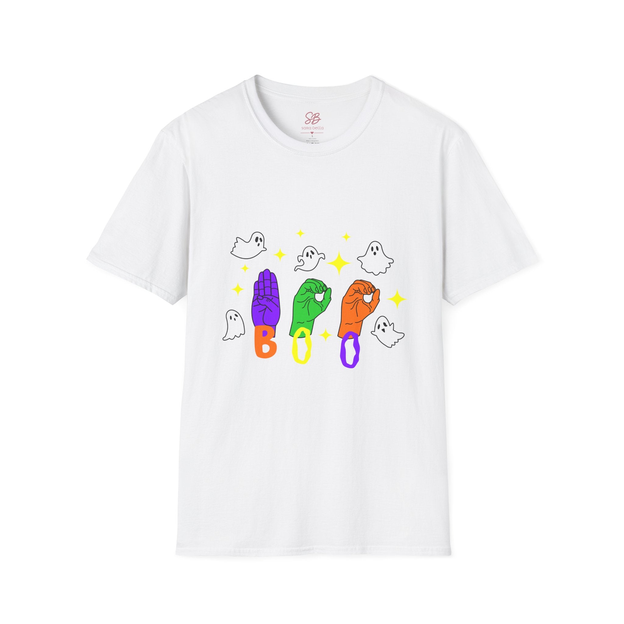 Ghosts "BOO" in ASL - T-Shirt