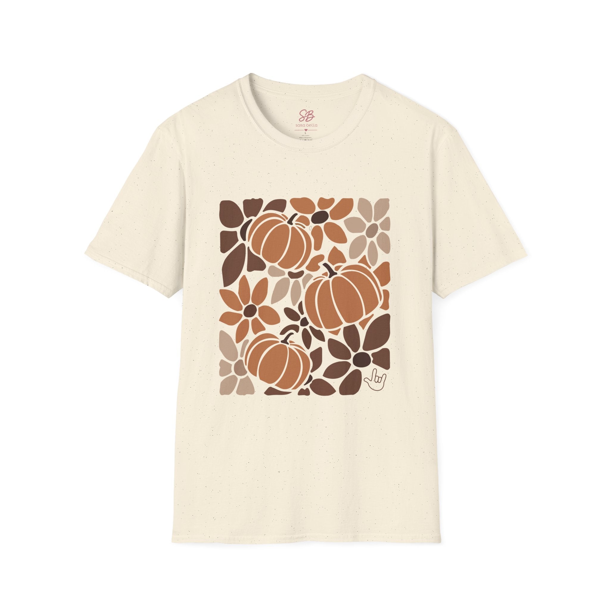 Fall Leaves & Pumpkins Hobo - T-Shirt
