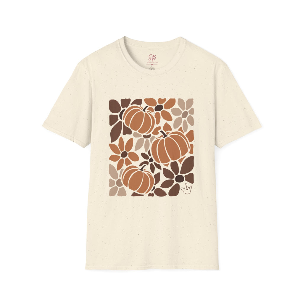 Fall Leaves & Pumpkins Hobo - T-Shirt
