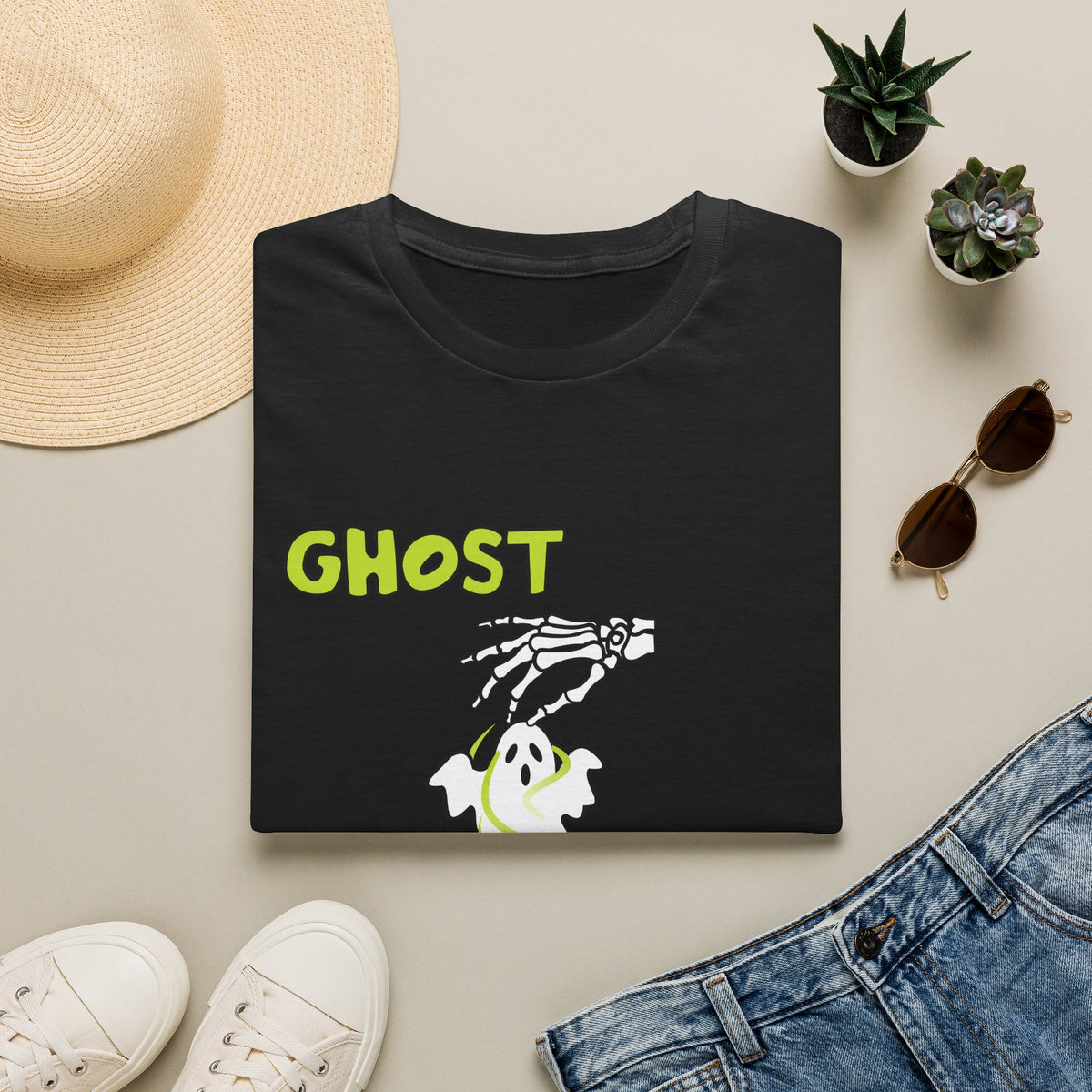 Ghost Said Boooooo in ASL -  T-Shirt
