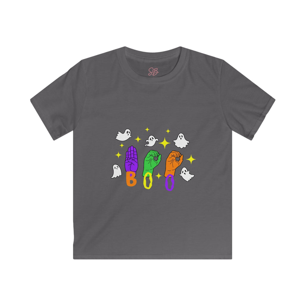 Ghosts "BOO" in ASL - Kid T-Shirt