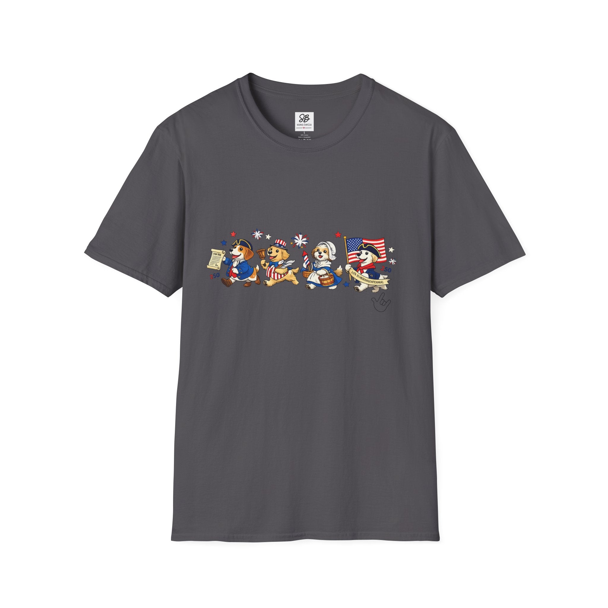 Patriotic Dogs Parade T-Shirt
