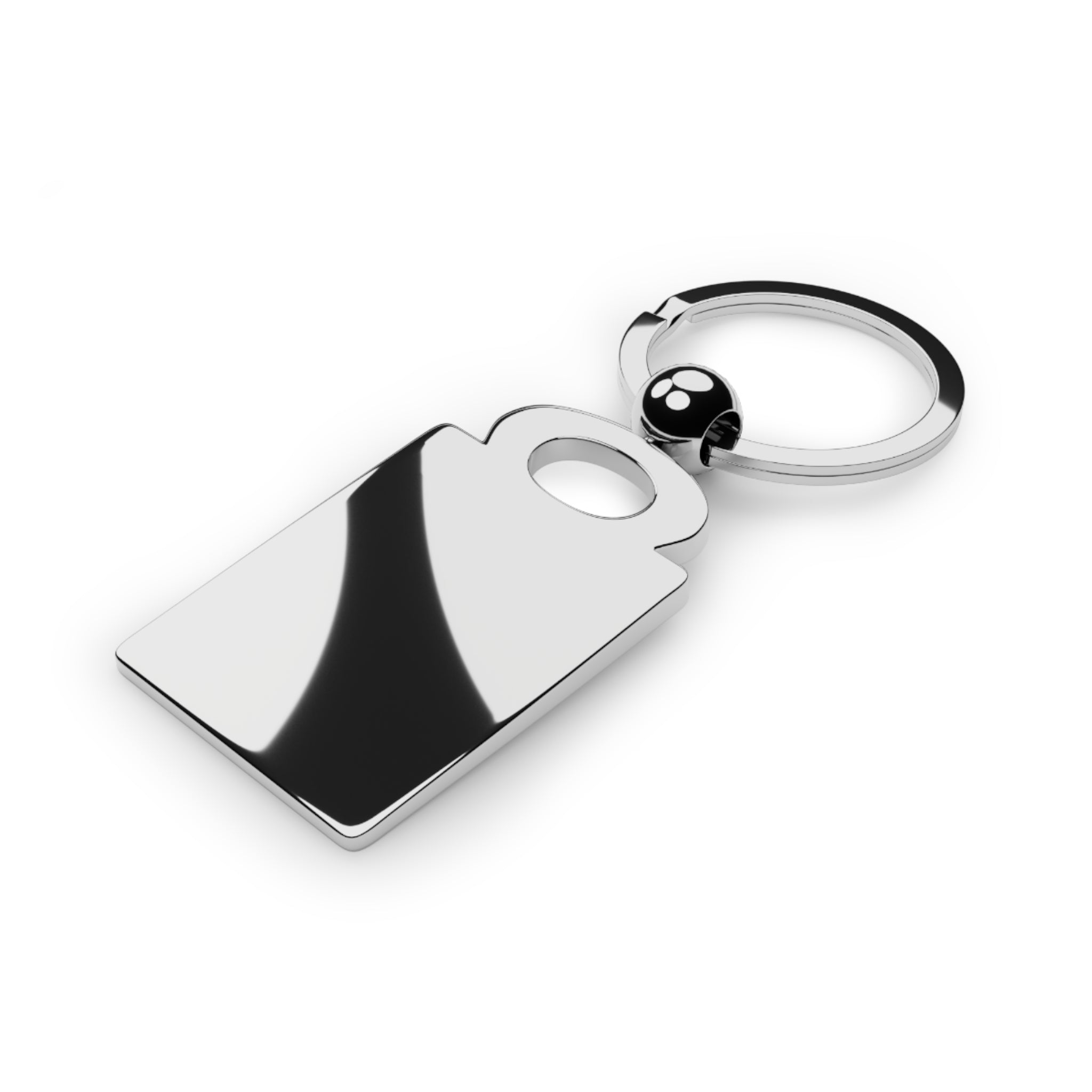 Spooky Skeleton Hands " I lLove You" ASL - Rectangle Photo Keychain