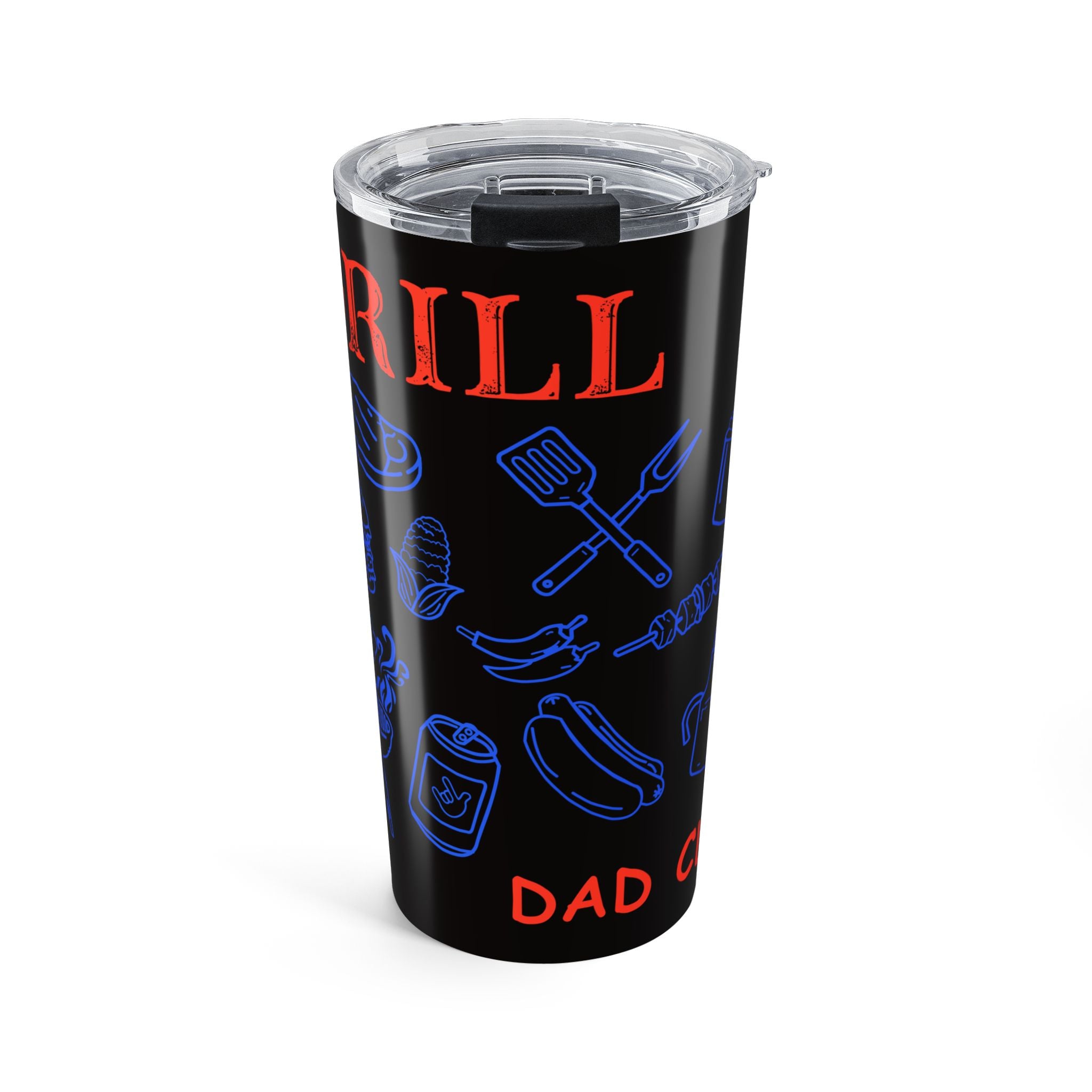 Grill Dad Club Insulated Tumbler — Hot & Cold Coffee Mug BBQ Gift