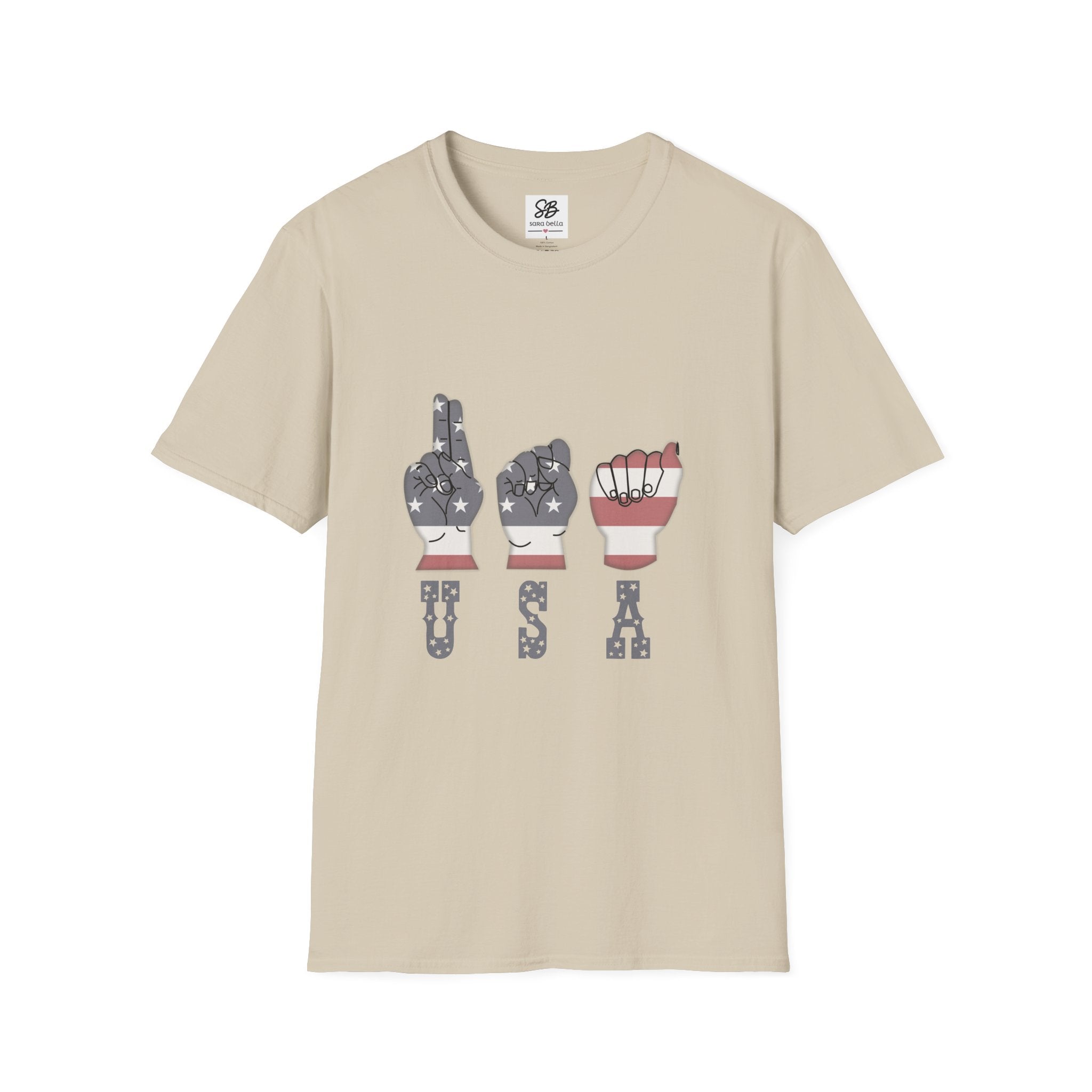 USA  fingers-spelled ASL (American Sign Language)  Shirt