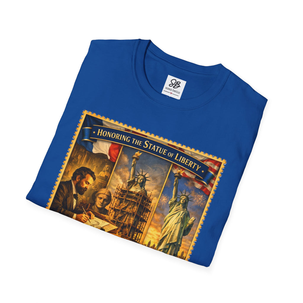 Statue of Liberty Tribute Vintage Stamp T-Shirt