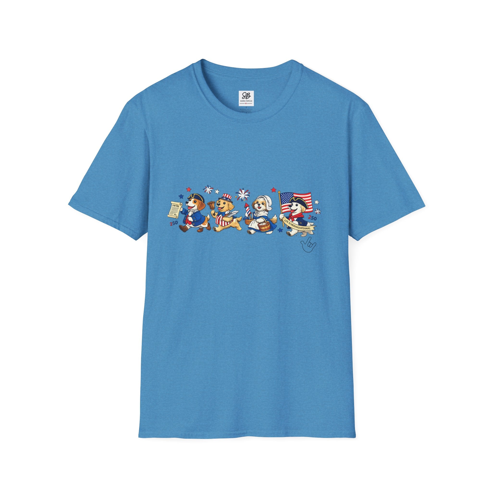 Patriotic Dogs Parade T-Shirt