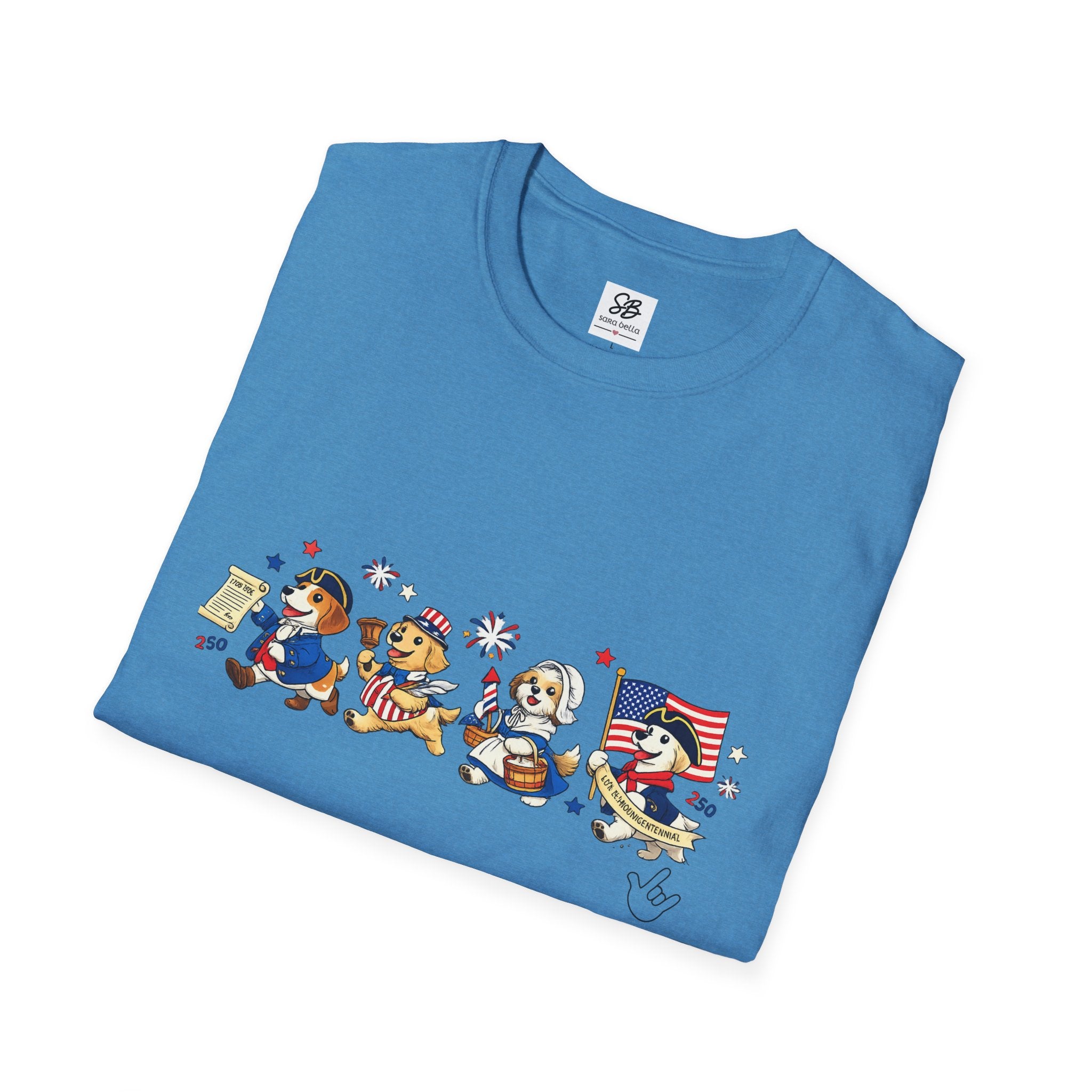 Patriotic Dogs Parade T-Shirt
