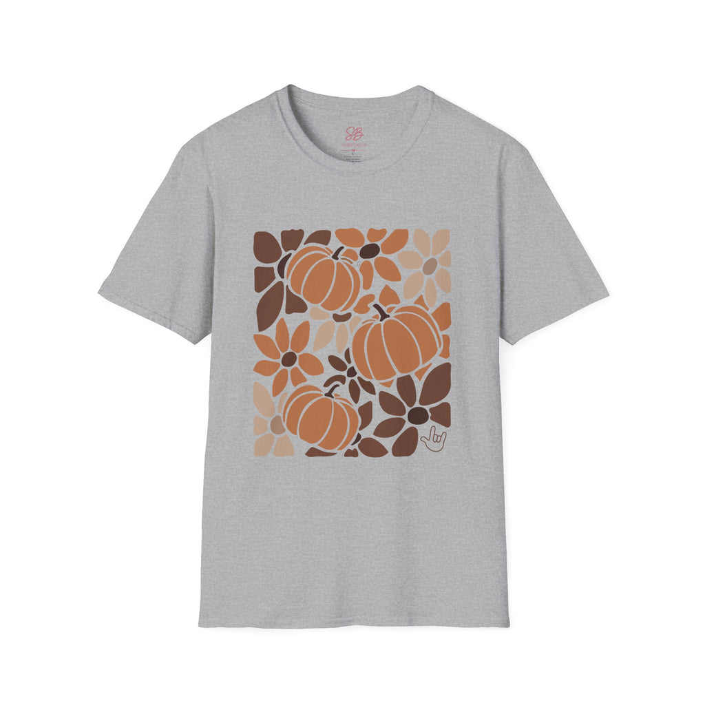 Fall Leaves & Pumpkins Hobo - T-Shirt