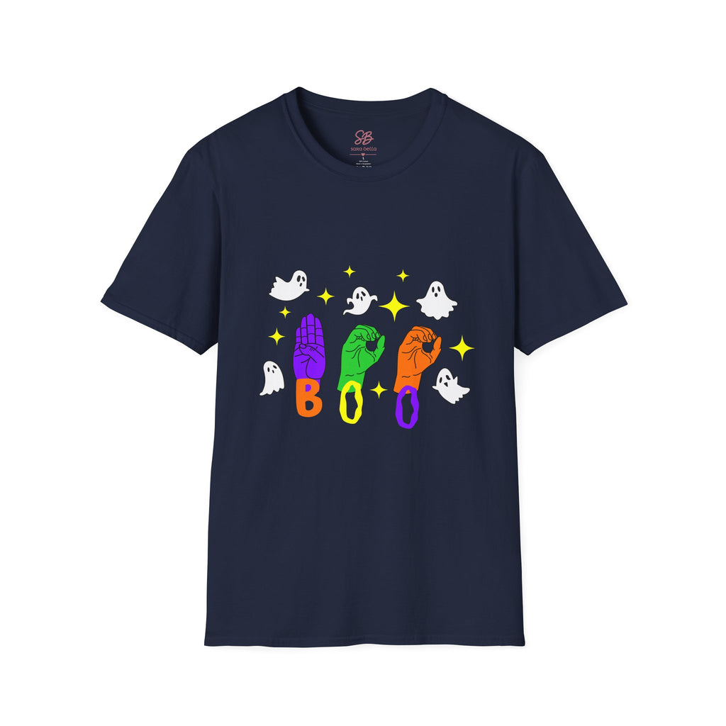 Ghosts "BOO" in ASL - T-Shirt
