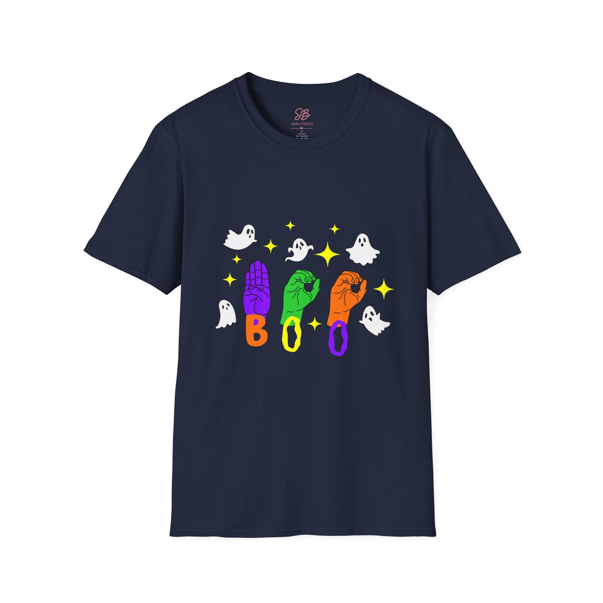 Ghosts "BOO" in ASL - T-Shirt