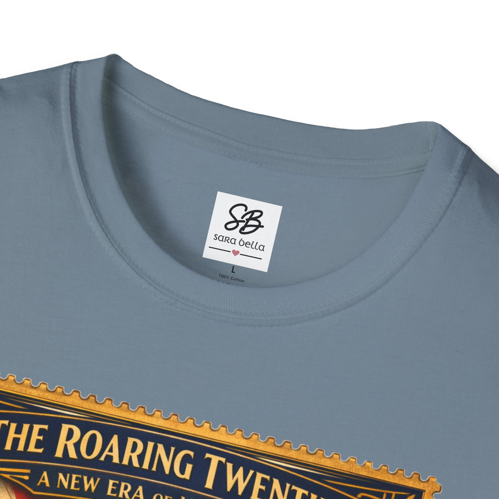 Roaring Twenties Vintage Stamp T-Shirt
