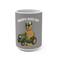 Grandpa Mows Best 15oz Mug
