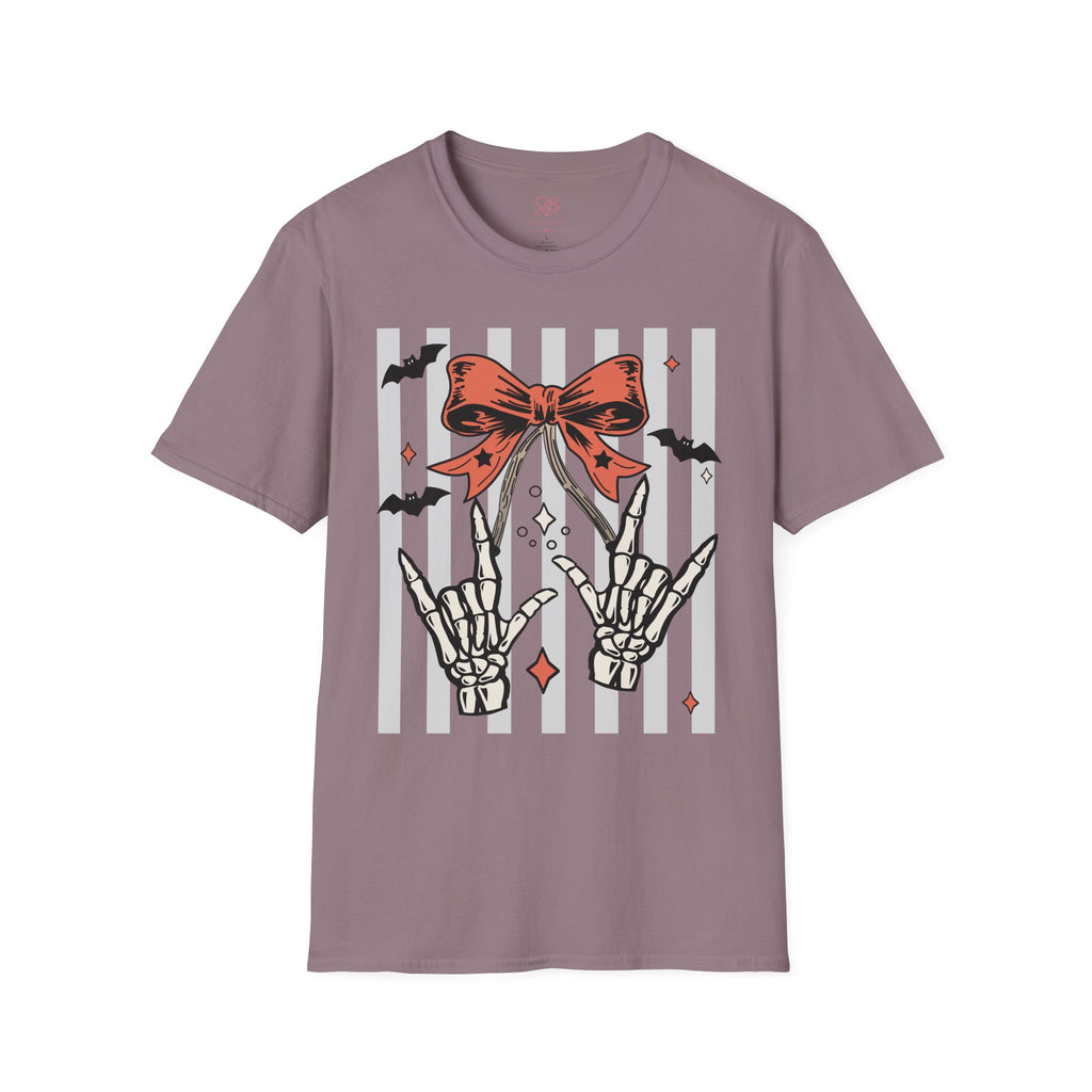Spooky Skeleton "I Love you" ASL T-Shirt