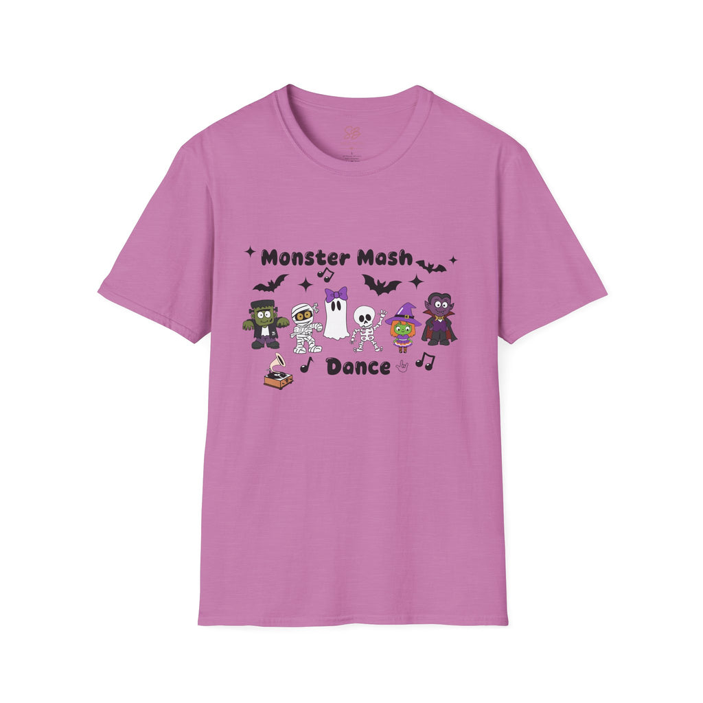 Monster Mash Dance of Halloween Characters Crews -  T-Shirt