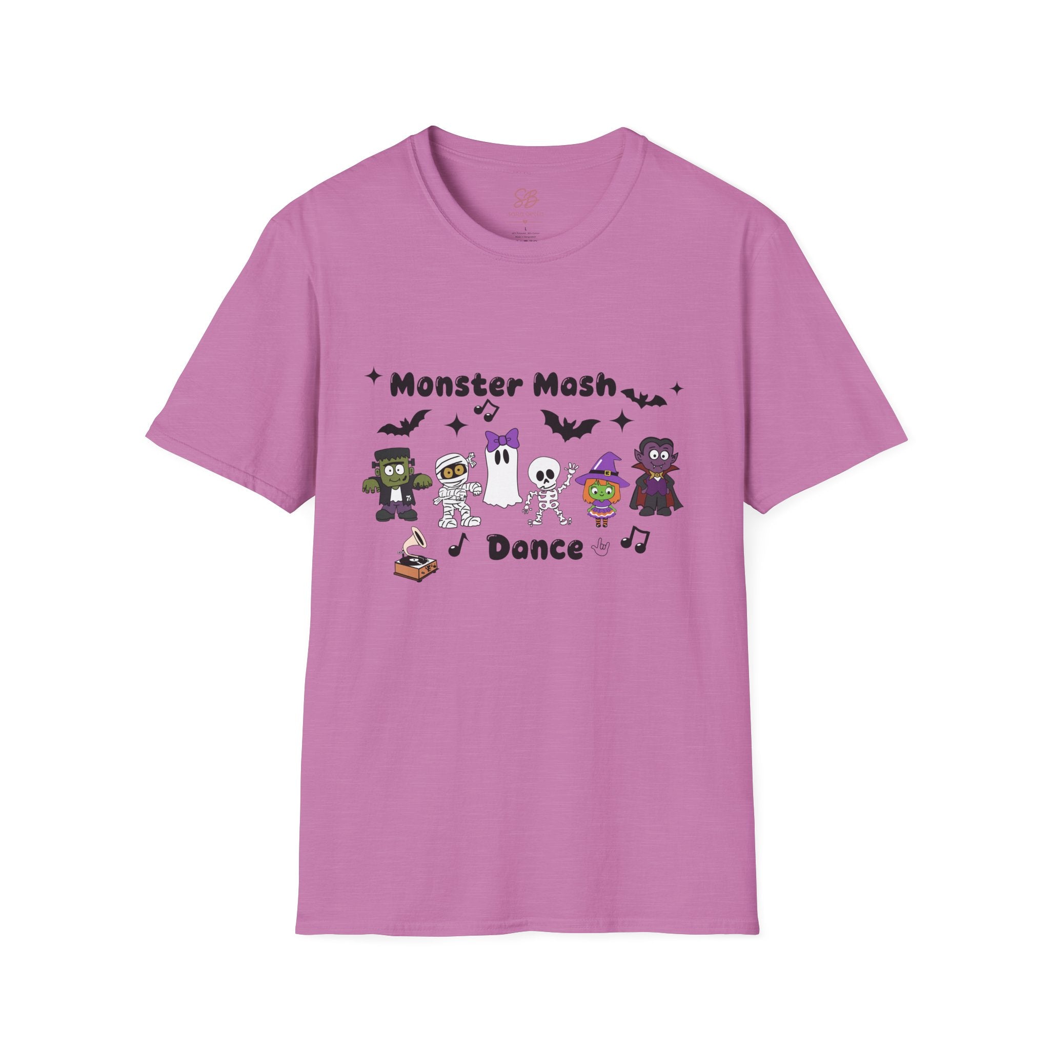 Monster Mash Dance of Halloween Characters Crews -  T-Shirt