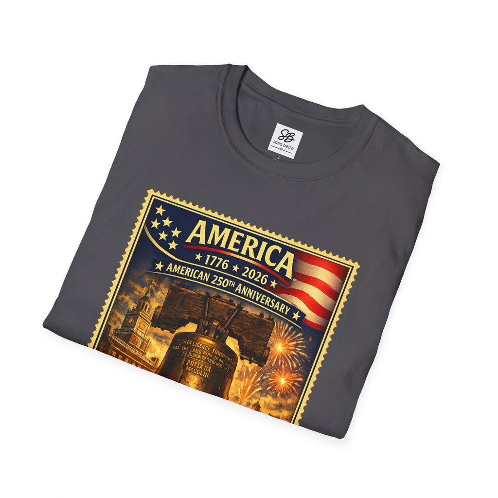 Liberty Bell Vintage Stamp T-Shirt
