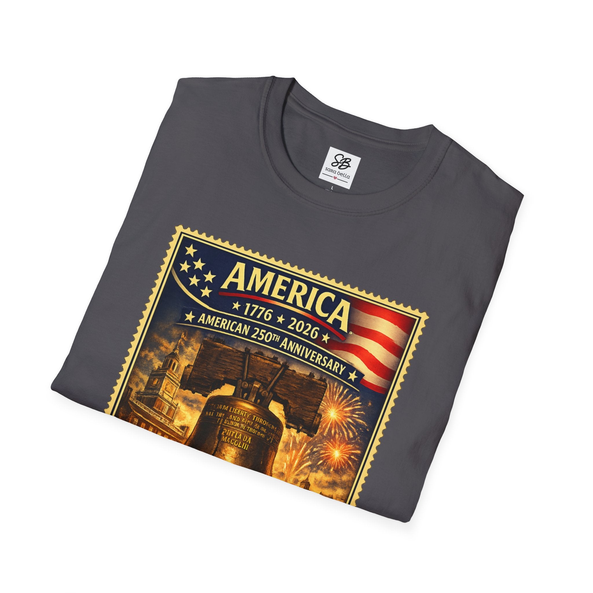 Liberty Bell Vintage Stamp T-Shirt