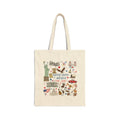 America 250th Anniversary Colored-Doodle of  Icons Canvas Tote