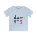 Kid Shirt - USA in fingers-spelled ASL (America Sign Language)