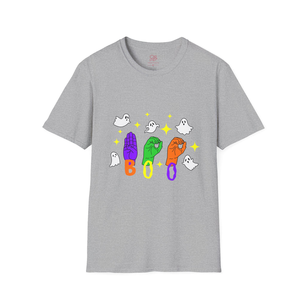 Ghosts "BOO" in ASL - T-Shirt