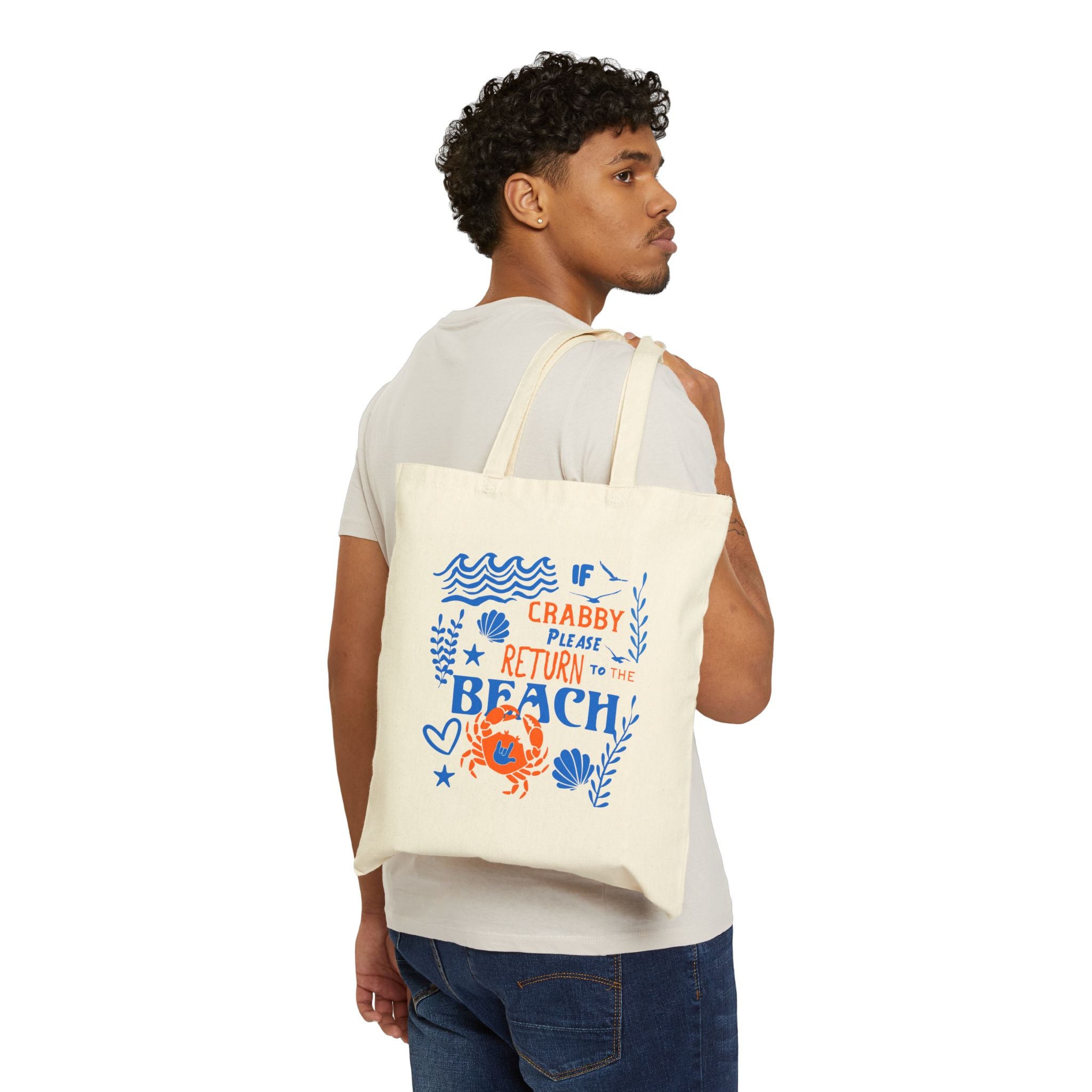 If Crabby Please Return to the Beach - Tote Bag