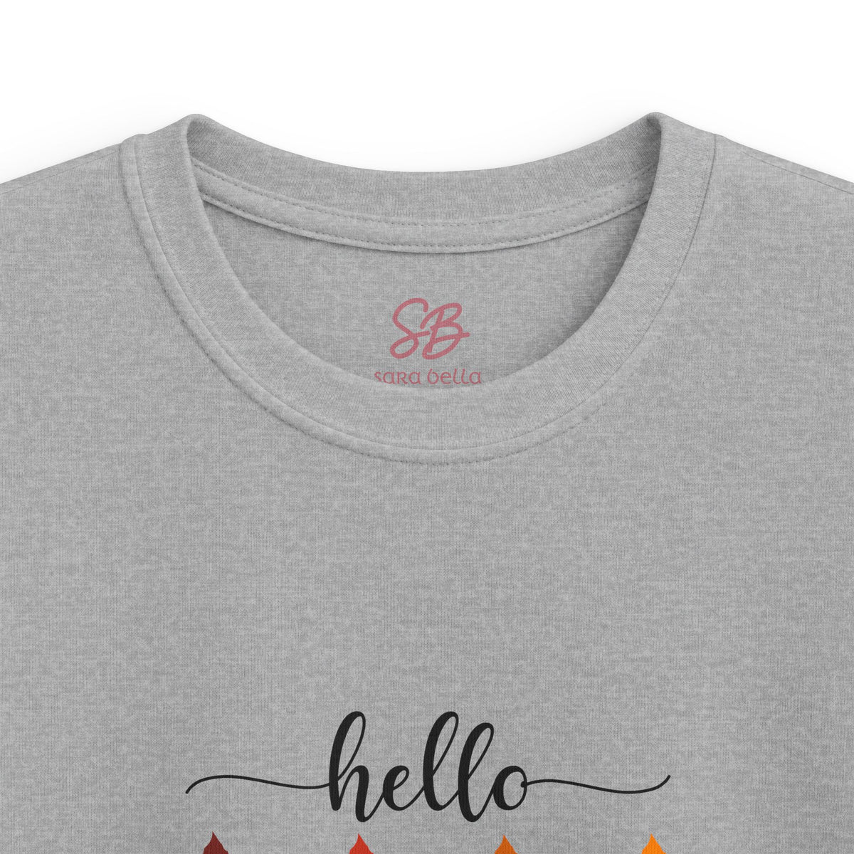 Hello Fall Fingers Spelling American Sign Language ASL -  Kid T-Shirt