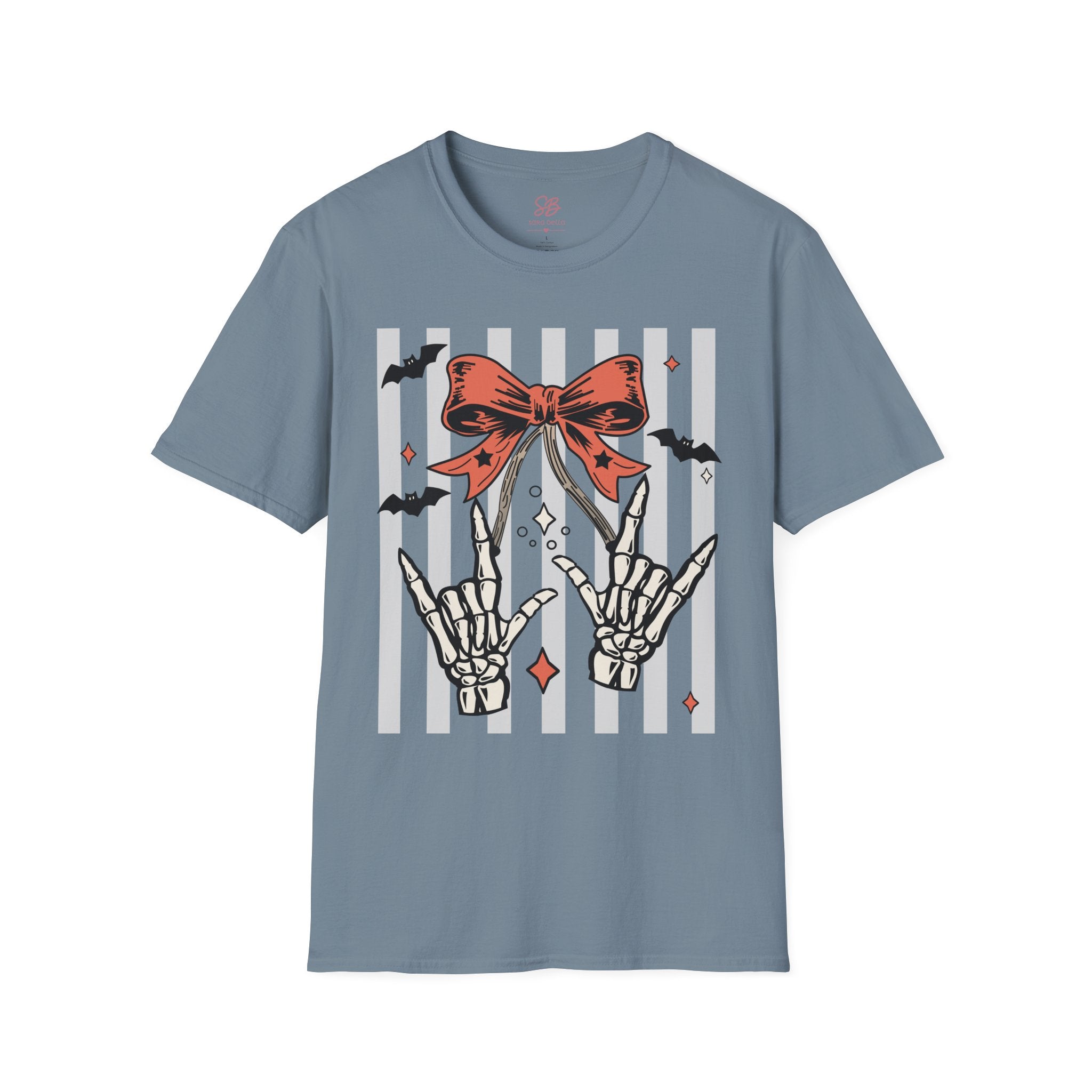 Spooky Skeleton "I Love you" ASL T-Shirt