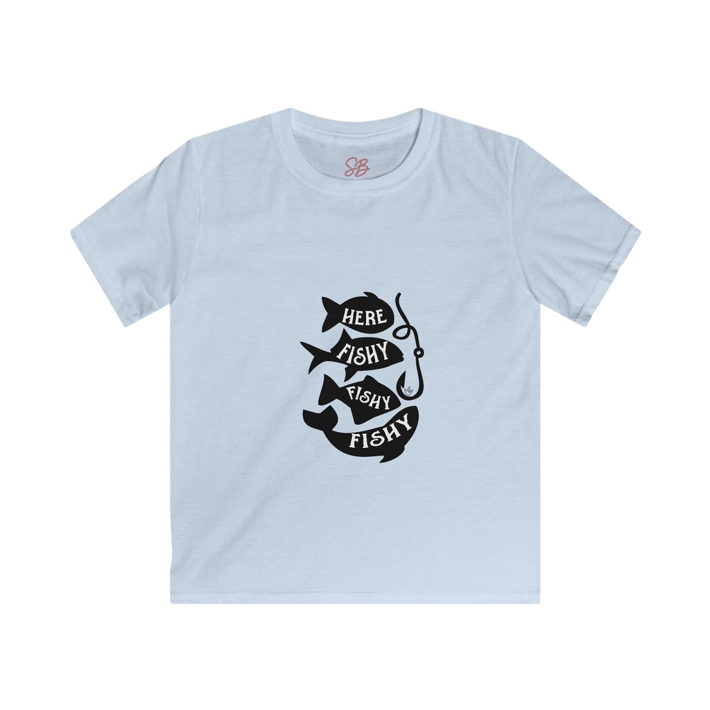 Here Fishy Fishy Fishing - Kid T-Shirt